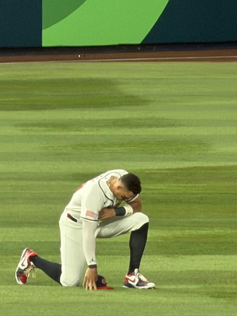 アーロン・ジャッジ選手 試合前の祈り